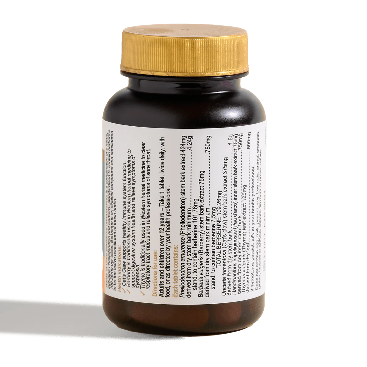 Herbs of Gold Berberine Immunoplex 30T