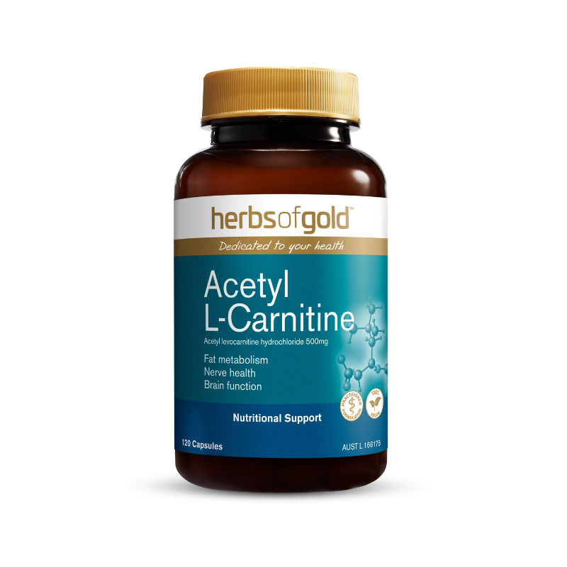 Herbs of Gold Acetyl L-Carnitine 60 v/caps