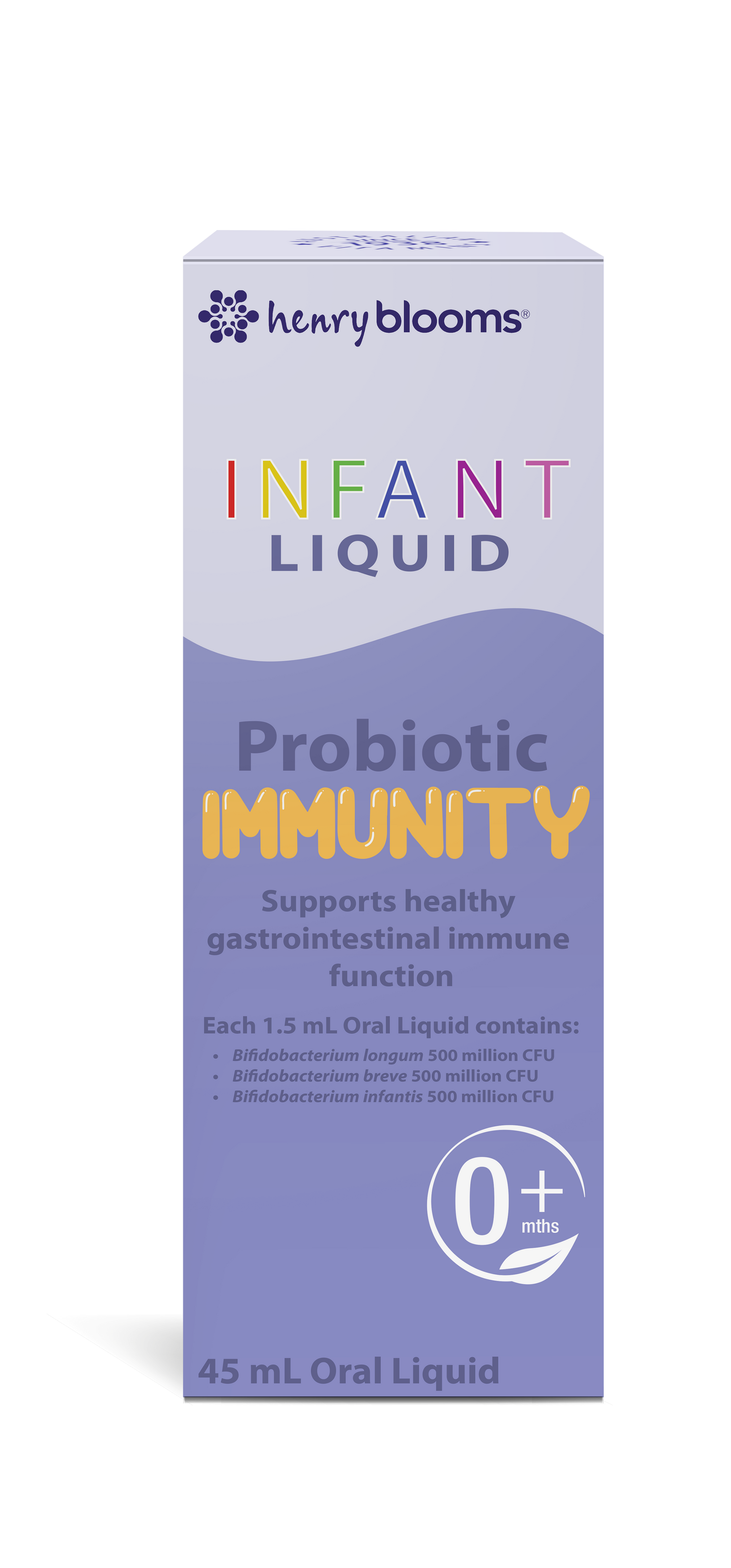 Henry Blooms Infant Liquid Probiotic Immunity 45ml