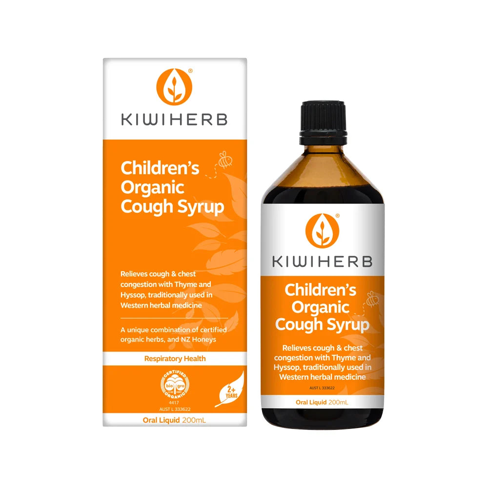 Kiwiherb Childrens Organic Cough Syrup 200ML