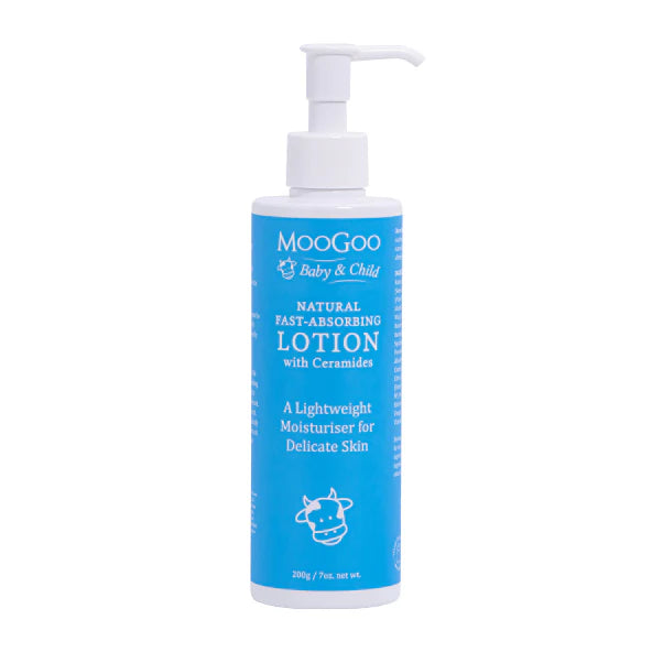 Moogoo Baby Range -Natural Fast-Absorbing Lotion with Ceramides 200g