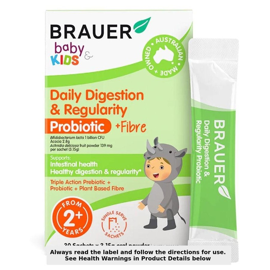 Brauer Daily Digestion & Regularity Probiotic 30 sachets