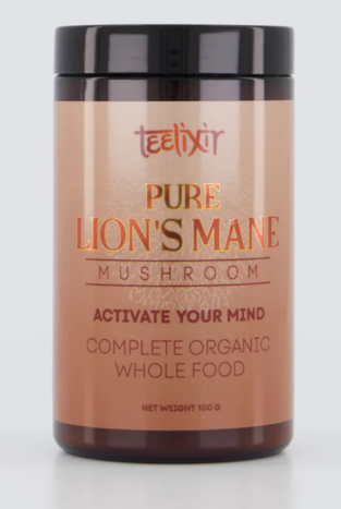 Teelixir Organic Pure Lion's Mane Mushroom 100g